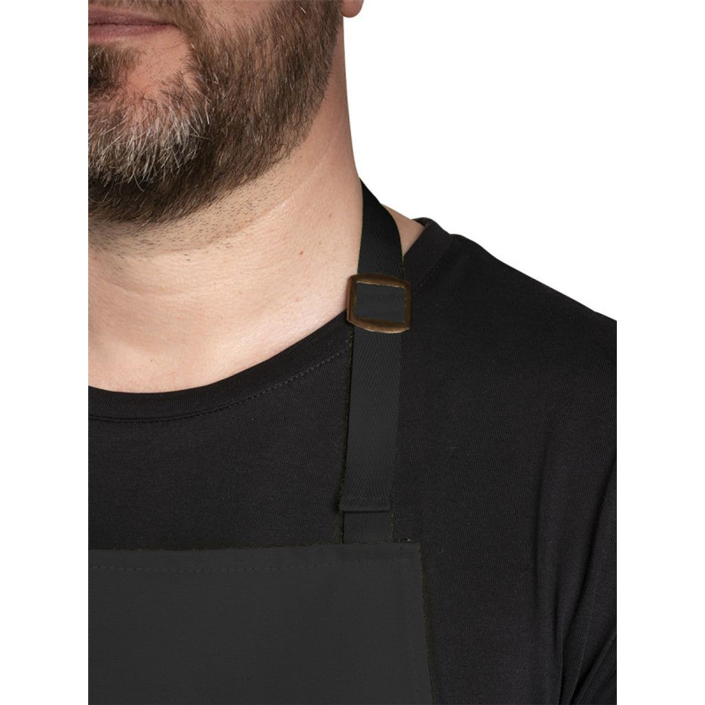 Tablier adulte Mr PDG (pro des grillades) noir - Visuel 1